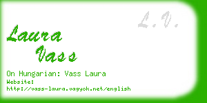 laura vass business card